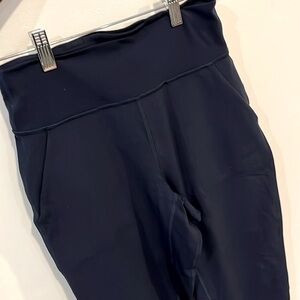 Lightly worn Lululemon Align Jogger Cropped - Size 6 Navy